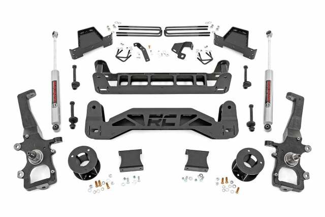 Rough Country 6in for Ford Suspension Lift Kit Strut Spacers 04-08 F-150 2WD 52430