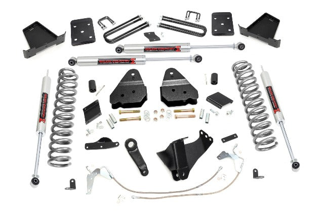 Rough Country 6" Lift Kit Gas No OVLD M1 For Ford Super Duty 4wd 11-14 53340