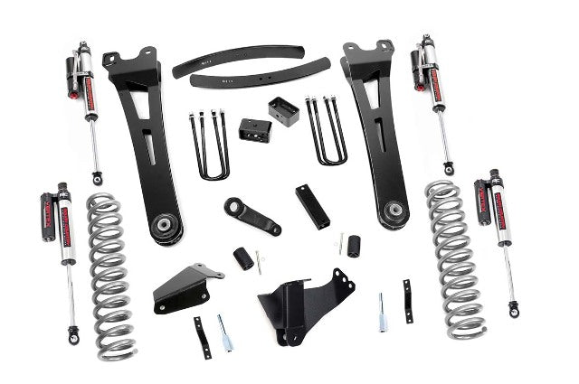 Rough Country 6" Lift Kit Radius Arms w/Vertex Shocks for Ford F250/350 05-07 53750