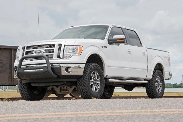 Rough Country 4d F150 3" Lift Kit w/Lifted Struts Upper Ctrl Arms 09-13 4wd 54431