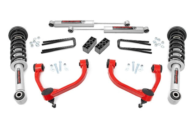 Rough Country 3" Lift Kit N3 Struts for Ford F-150 4wd 2009-2013 54431RED
