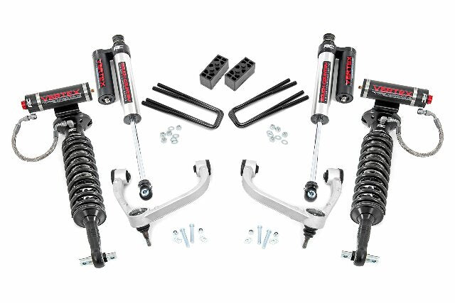 Rough Country 3in Bolt-On Arm Lift Kit w/ Vertex Fits Ford 14-20 F-150 4wd 54550
