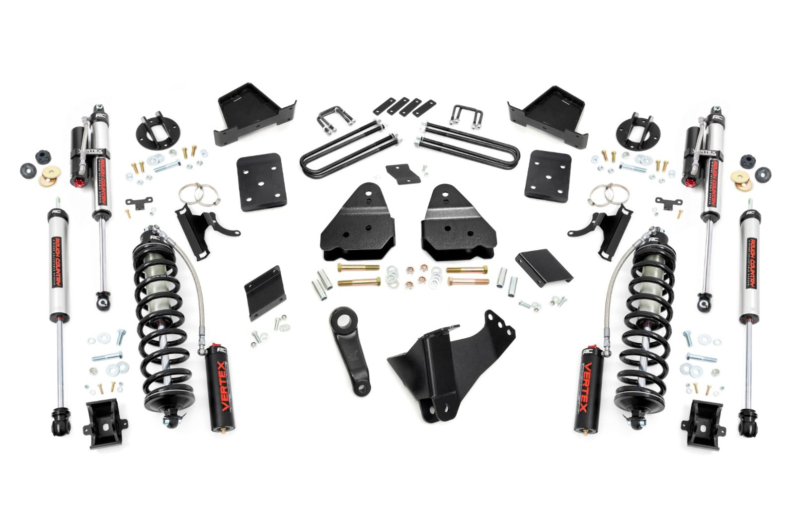 Rough Country 6" Lift Kit Diesel OVLD C/O Vertex for Ford Super Duty 15-16
