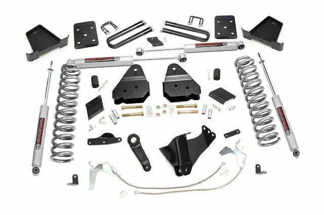 Rough Country 6" Lift Kit Gas OVLD M1 For Ford Super Duty 4wd 2015-2016 54940
