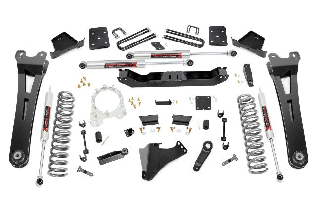 Rough Country 6 Inch Lift Kit OVLD M1 Shocks for Ford SuperDuty 4wd 17-22 55440