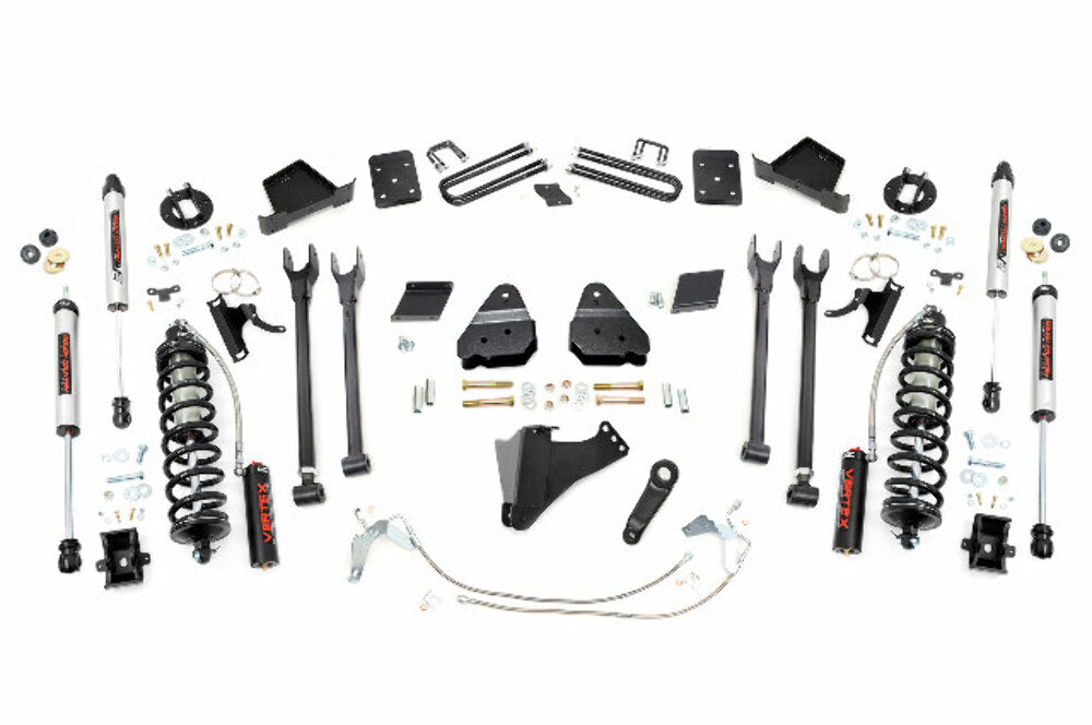 Rough Country 6" Lift Kit 4-Link OVLD C/O V2 for Ford Super Duty 11-14