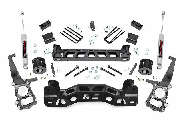 Rough Country 4in for Ford Suspension Lift Kit w/N3 Shocks 11-14 F-150 57230