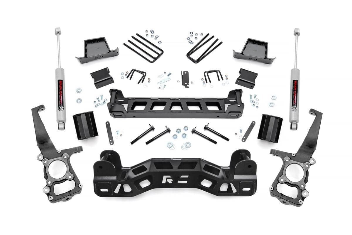 Rough Country 6in for Ford Suspension Lift Kit w/N3 Shocks 09-10 F-150 2wd -1