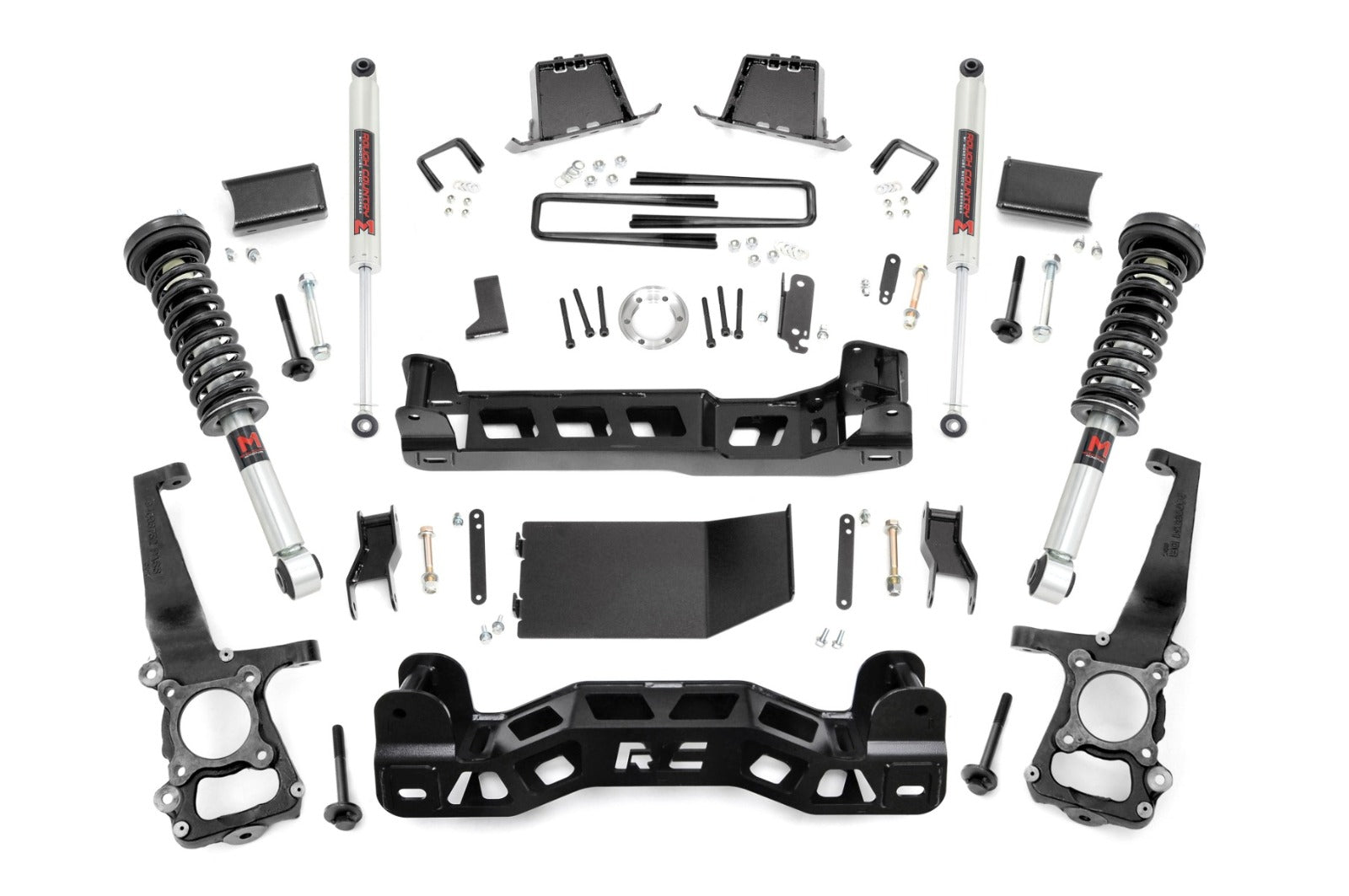 Rough Country 6 Inch Lift Kit M1 Struts/M1 for Ford F-150 4WD 2011-2013 -1