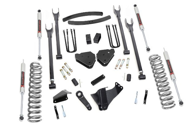 Rough Country 6" Lift Kit Diesel 4 Link No OVLDS M1 For Ford SuperDuty 05-07 57940