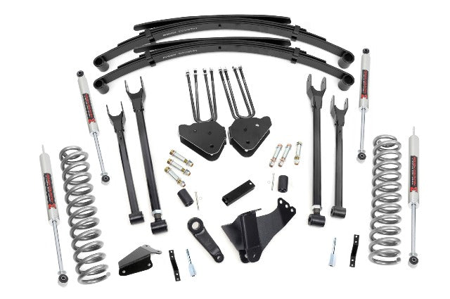 Rough Country 6" Lift Kit Diesel 4 Link RR Spring M1 For Ford SuperDuty 05-07 58240