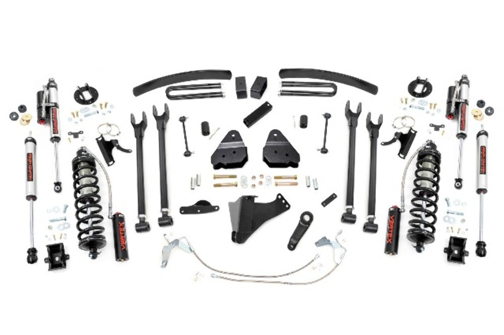 Rough Country 6" Lift Kit Diesel 4 Link C/O Vertex for Ford Super Duty 08-10