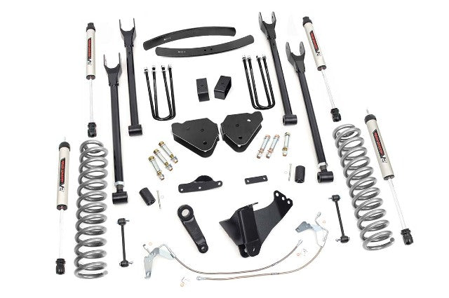 Rough Country 6in for Ford Lift Kit 4-Link w/V2 Shocks 08-10 F-250/350 4wd 58470