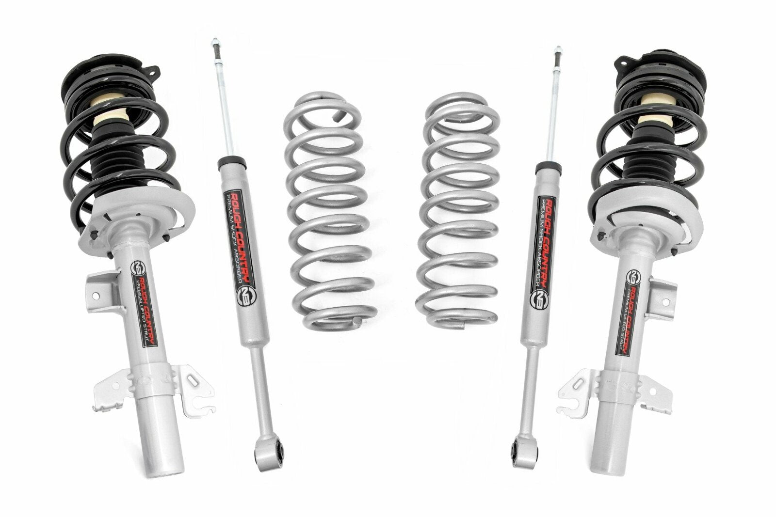 Rough Country 2" Lift Strut Kit for Jeep Cherokee KL 4wd 2014-2023 60431