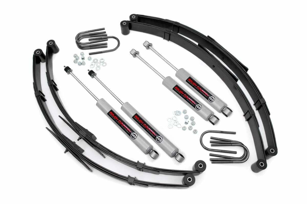 Rough Country 2.5" Suspension Lift Kit For Jeep Wrangler YJ 87-95