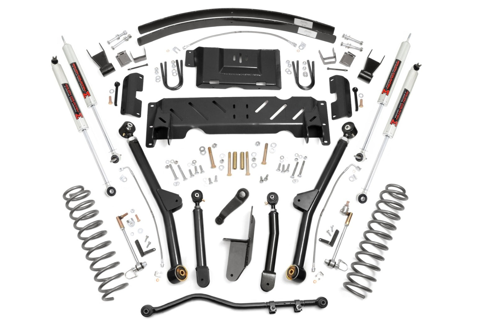 Rough Country 4.5" Long Arm Kit AAL NP242 M1 for Jeep Cherokee XJ 84-01 -1