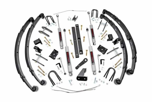 Rough Country 4.5in For Jeep X-series Suspension Lift Kit Power Steering 617.20
