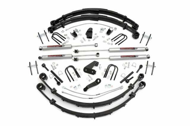 Rough Country 6" Suspension Lift Kit w/N3 Shocks for Wrangler YJ 87-96 622N2