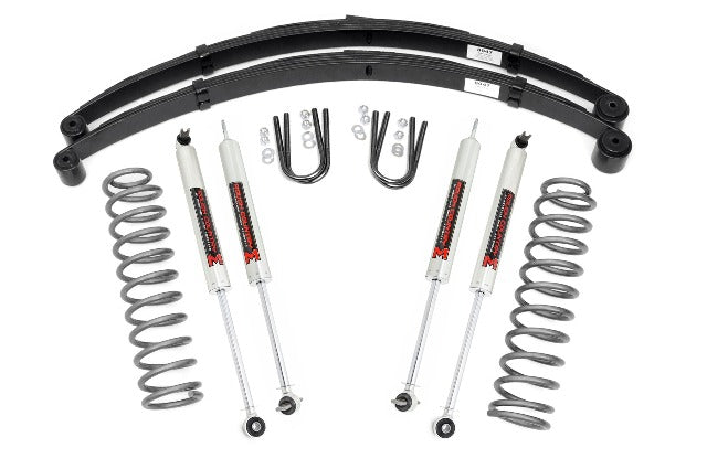 Rough Country 3" Lift Kit RR Springs M1 For Jeep Cherokee XJ 84-01 63040