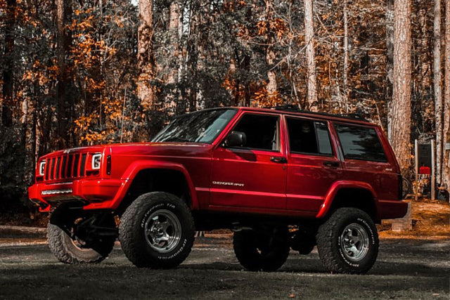 Rough Country 4.5 Inch Lift Kit Rear Springs for Jeep Cherokee XJ 84-01 633N2
