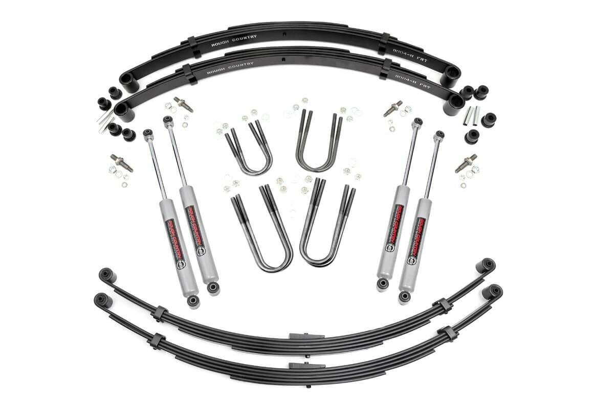 Rough Country 3" Lifted Rear Springs For Jeep Grand Wagoneer/J10/J20 Truc -1
