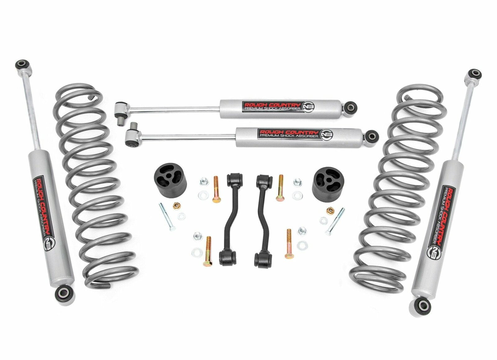 Rough Country 2.5in Suspension Lift Kit Springs for Jeep Gladiator JT 20-23 64830B