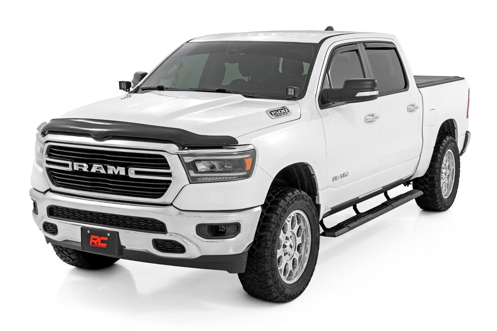 Rough Country TR2 Running Boards | for Ram 1500 19-26/1500 TRX 21-24 65000