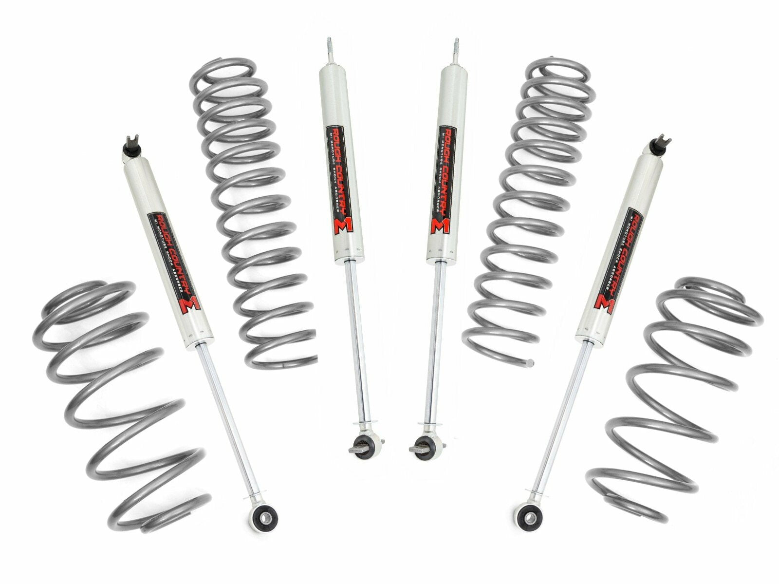 Rough Country 2.5" Lift Kit 6 Cyl M1 For Jeep Wrangler TJ 4WD 1997-2006 -1