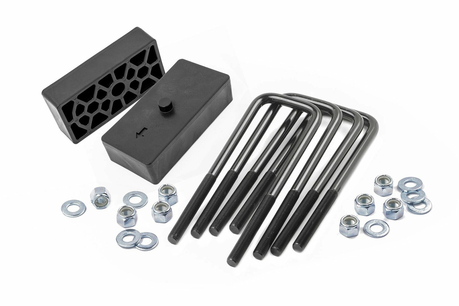 Rough Country 1.5 Inch Block And U-Bolt Kit Chevy/GMC 2500HD/3500HD 11-19 -1
