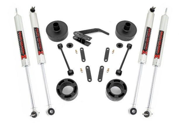 Rough Country 2.5" Lift Kit Spacers M1 For Jeep Wrangler JK 07-18 65740