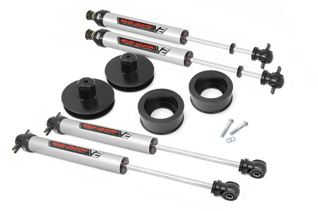 Rough Country 2in For Jeep Suspension Lift Kit w/V2 Shocks 65870