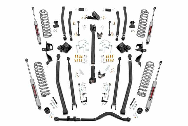 Rough Country 6" Long Arm Suspension Lift Kit for Wrangler JLU 18-19 4-Door 66030