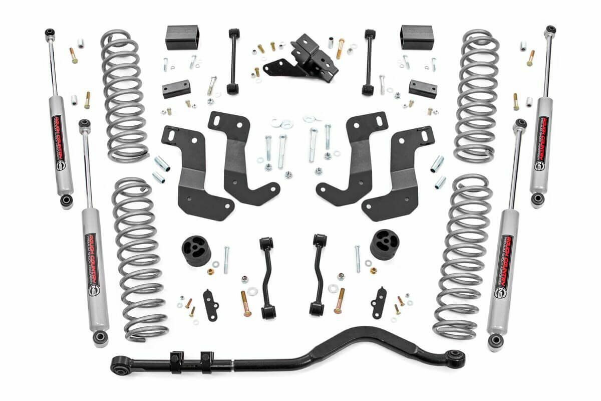 Rough Country 3.5" Suspension Lift Kit for Wrangler JLU 2018-2022 4-Door 66830