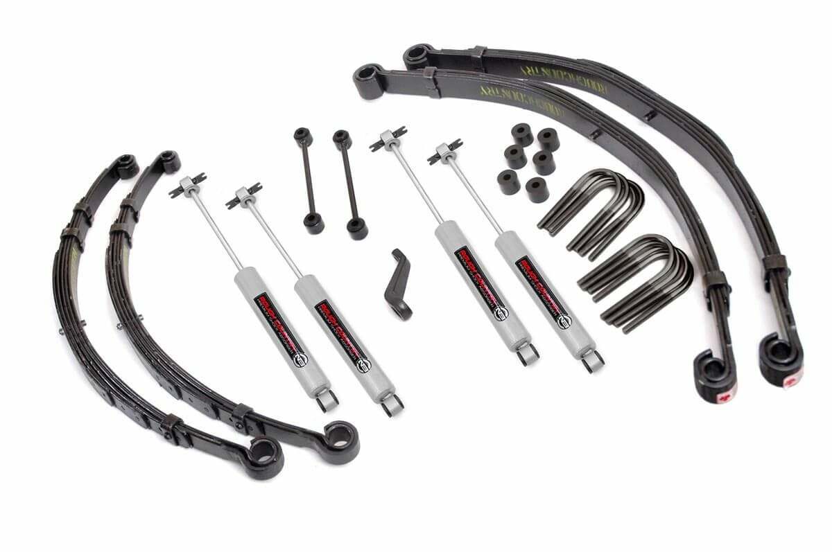 Rough Country 4in Suspension Lift Kit for Jeep CJ -1