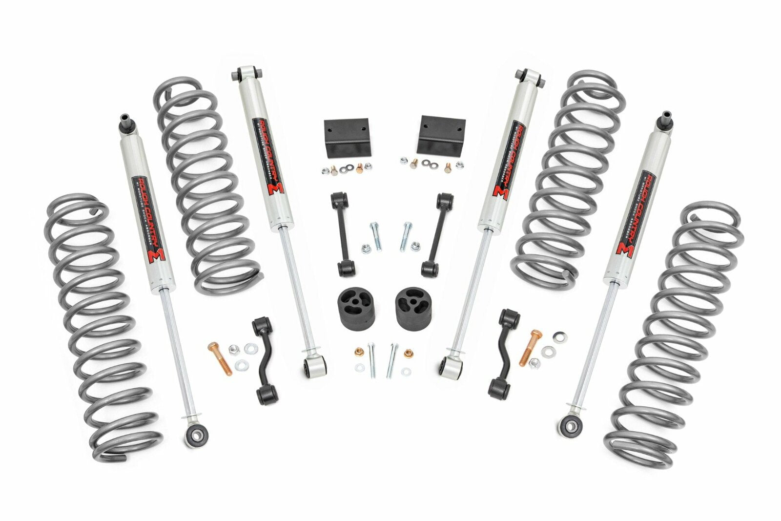 Rough Country 2.5" Lift Kit Coils M1 For Jeep Wrangler JL 4WD 18-22 -1