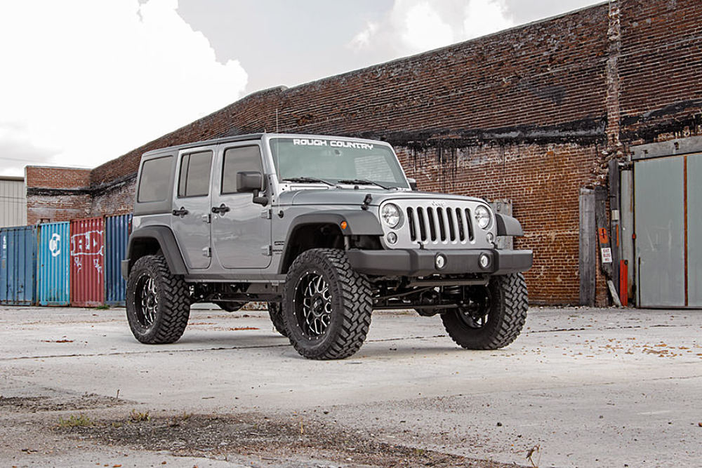 Rough Country 4in Suspension Lift Kit For Jeep 07-18 Wrangler JK Unlimited -3