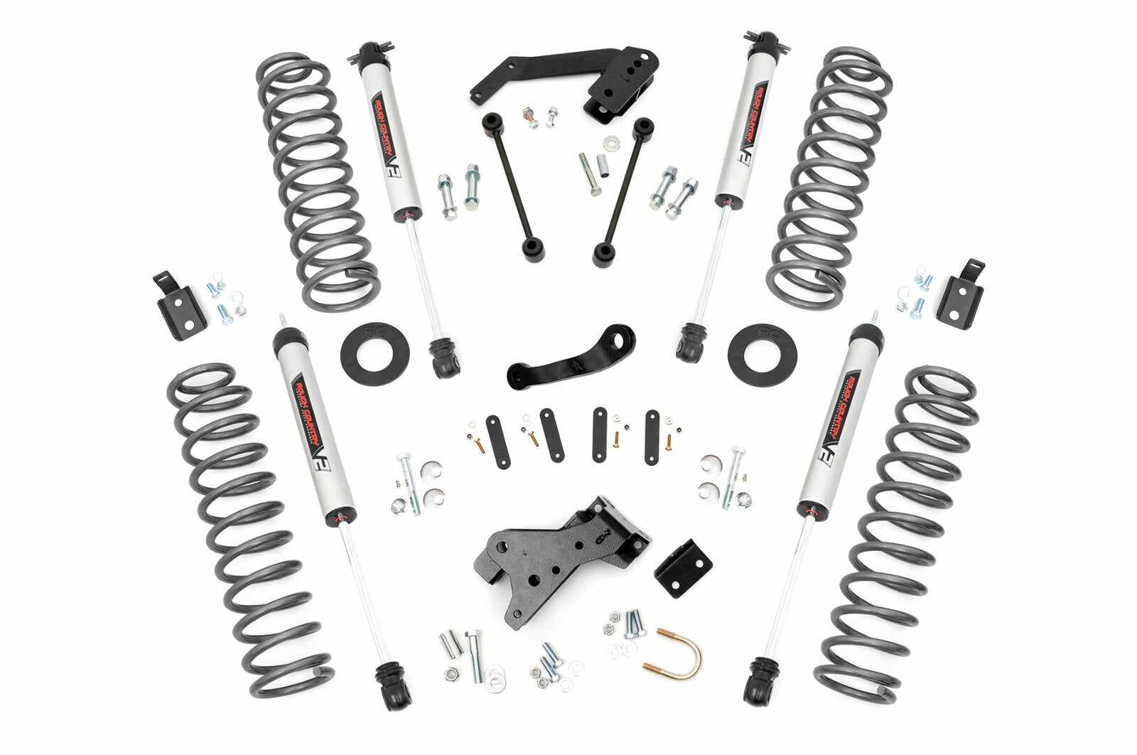 Rough Country 4in For Jeep Suspension Lift Kit 07-18 Wrangler JK Unlimited -1