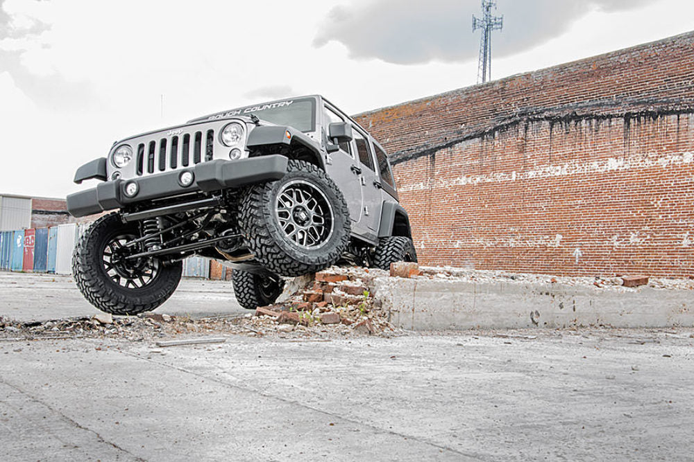 Rough Country 4in For Jeep Suspension Lift Kit 07-18 Wrangler JK Unlimited -5