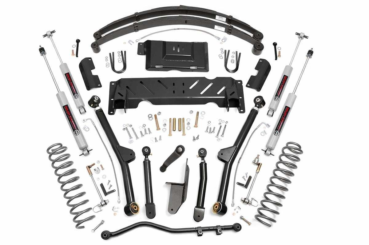 Rough Country 4.5" Long Arm Susp Lift Kit For Jeep Cherokee XJ 1984-01 NP231 -1