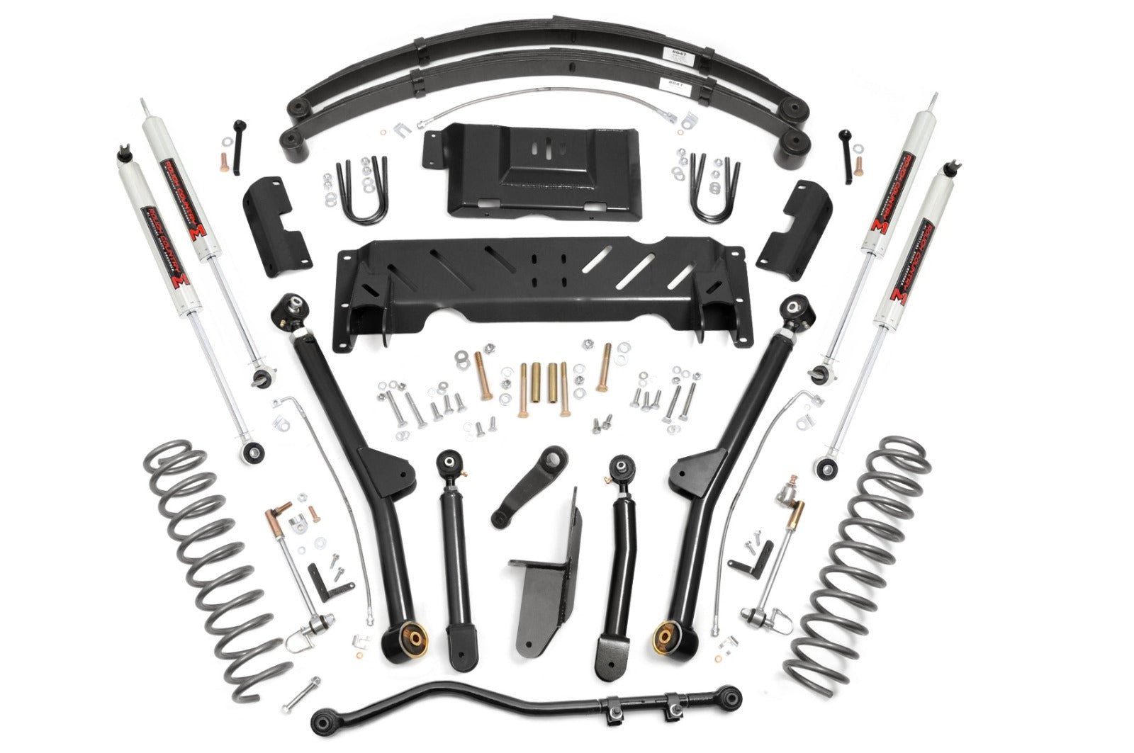 Rough Country 4.5" Long Arm Kit RR Leafs M1 for Jeep Cherokee XJ 4WD 84-01 -1