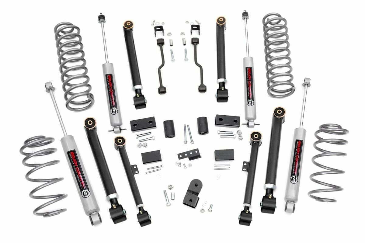 Rough Country 4" X-Series Susp Lift Kit For Jeep Grand Cherokee ZJ 1993-1998 -1