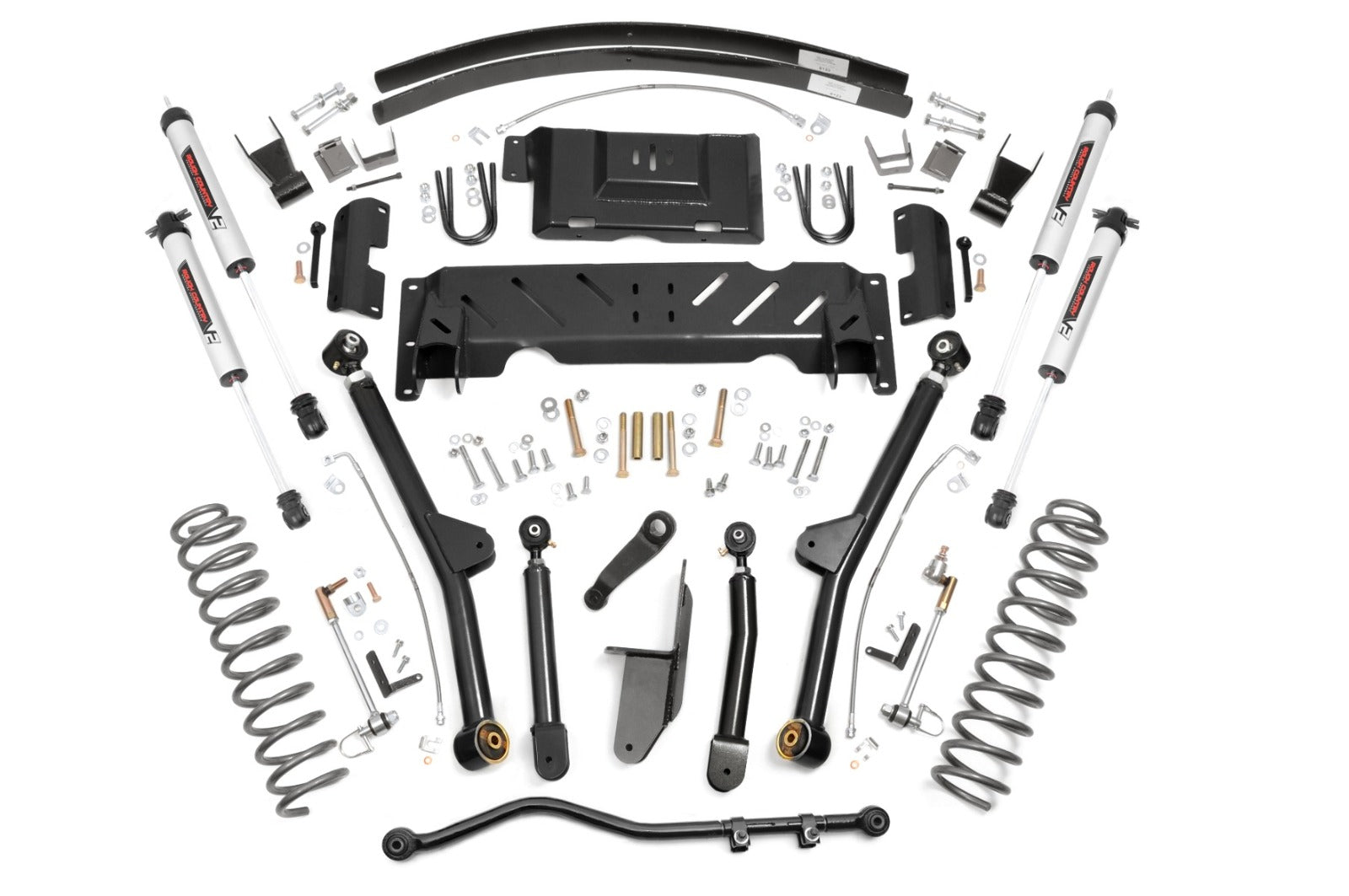 Rough Country 4.5" Long Arm Kit RR AAL NP231 V2 for Jeep Cherokee XJ 84-01 -1
