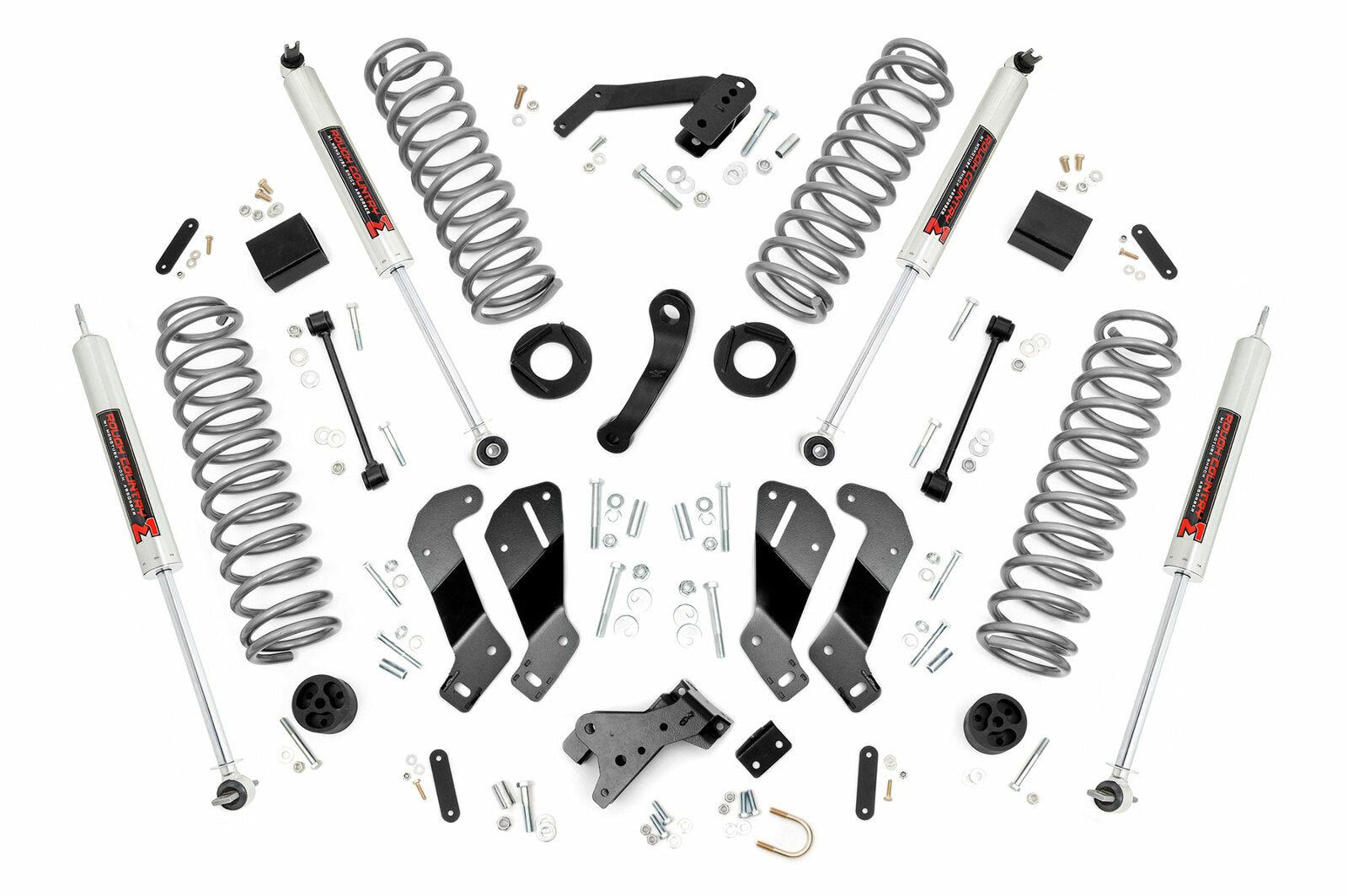Rough Country 3.5" Lift Kit M1 For Jeep Wrangler JK 2WD/4WD 07-18 -1