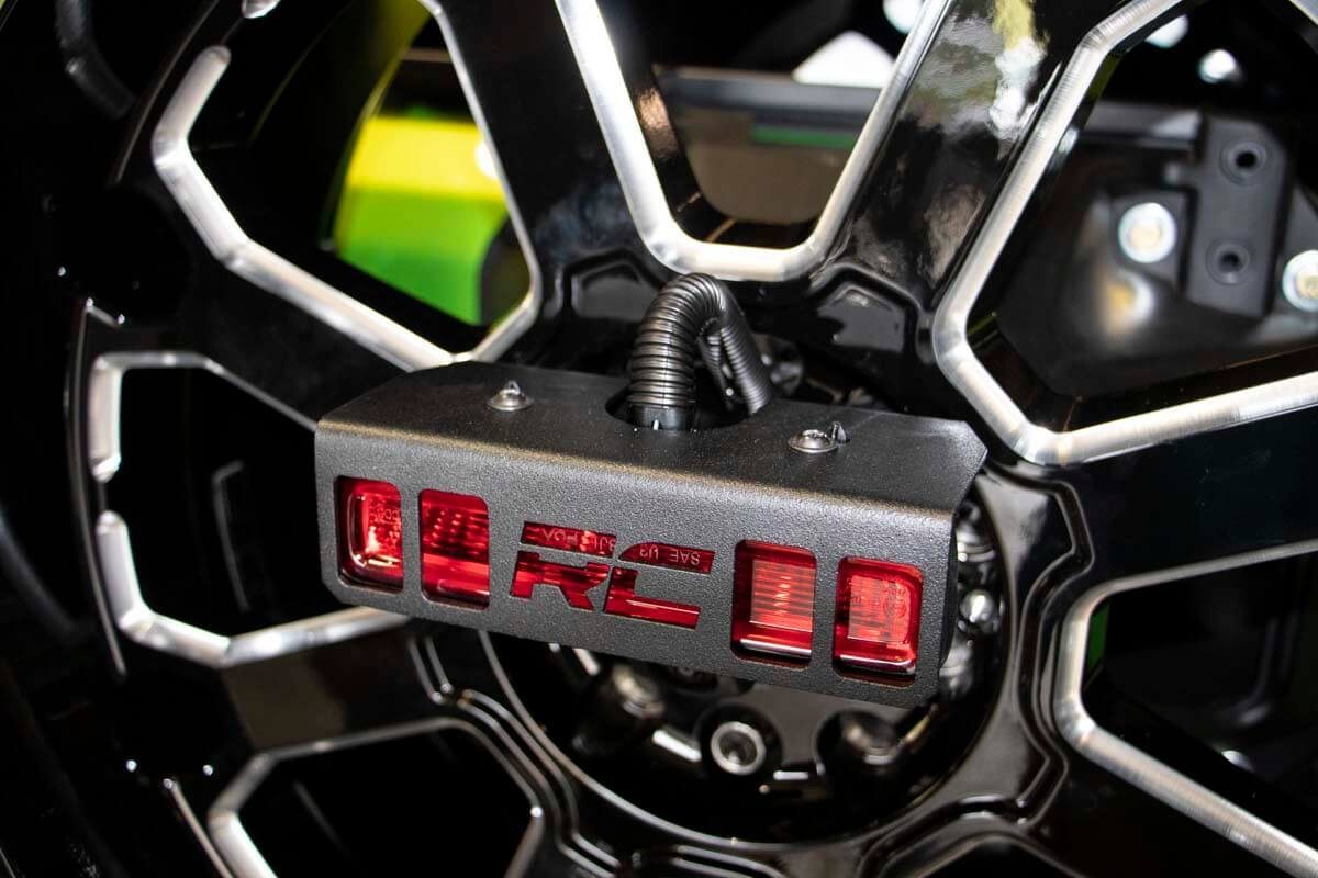 Rough Country 3rd Brake Light Relocation Kit Jeep Wrangler JL 18-20 70055