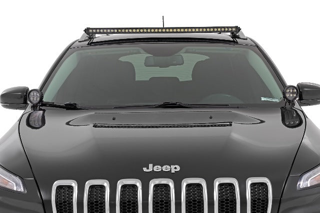 LED Ditch Lights 2" Spectrum Pair Spot Jeep KL 14-21 70084