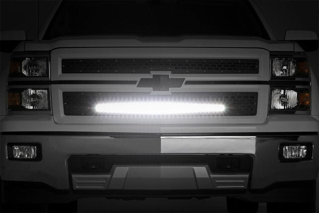 Chevy Mesh Grille w/30in Black Series LED 14-15 Silverado 1500