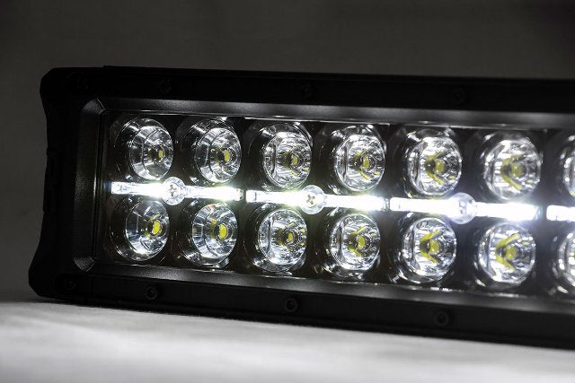 GMC Mesh Grille 30" Dual Row BLK LED White DRL 14-15 Sierra 1500