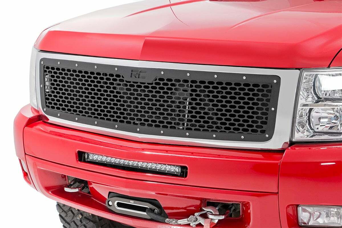 Rough Country Chevrolet Mesh Grille 07-13 Silverado 1500 70194