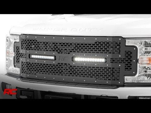 Mesh Grille Ford F250/F350 Super Duty 2WD/4WD 2017-2019 - -3