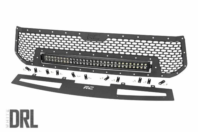 Toyota Mesh Grille w/30" DRow Blk Series LED Cool 14-17 Tundra 70225